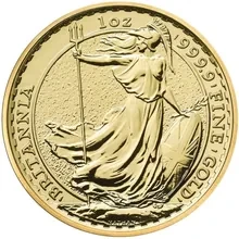 1 × 1oz GOLD BRITANNIA